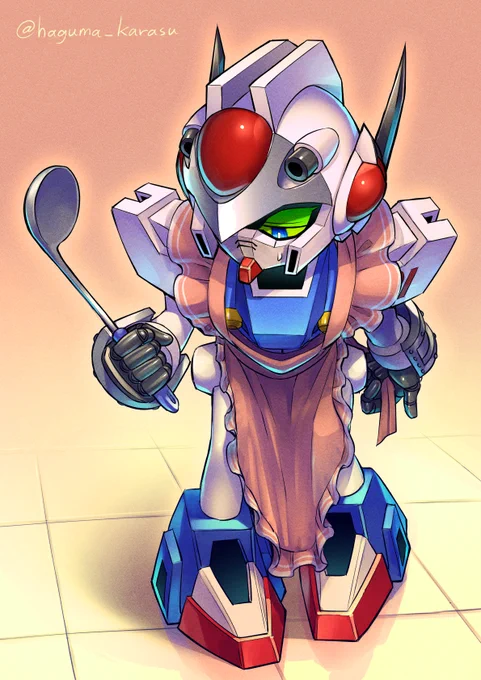 エプロンしてくれ… 