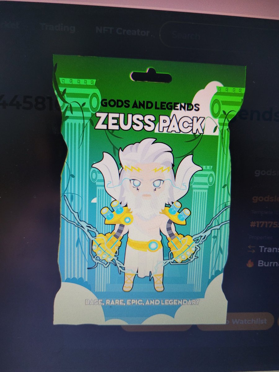 Bullhova's tweet photo. Free NFT Giveaway ! Giving Away A Zeuss Pack! To Enter :

1) Like And Retweet
2)Follow @Bullhova @WaxBlockDaily  @godsnlegends 
3)Tag 3 Friends
4)Drop Wam
#FreeNFT #NFTGiveaways #WaxCommunity #NFTCommunity #nftart #NFTs #NFT #NFTmarketplace #wax https://t.co/ONje1YrCRI