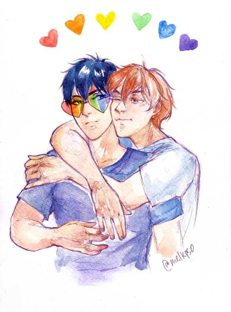melkpso_art's tweet photo. Sketched Ue-san and Mafuyu from "Given" 🎸🌈
I'm a little late for the pride month but love is love in any season, you know

#loveislove #Given #Pride2021 #Pride #PrideMonth2021 #sketch #givenfanart #givenanime #animetwt #anime #art #animeart #ArtistOnTwitter #artistsontwitter https://t.co/goXB69Xzvi