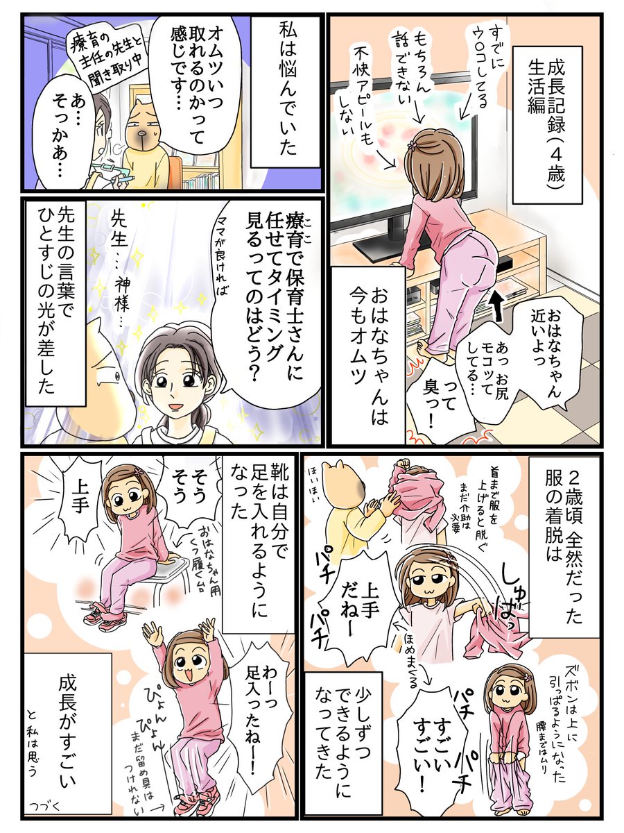 娘の成長記録(4歳)をまとめました。 