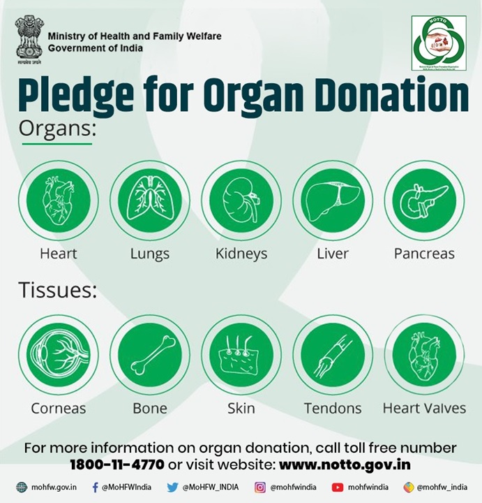 Don’t take your organs to heaven with you. God knows we need them here. #OrganDonation #SwasthaBharat
<a href="/PMOIndia/">PMO India</a>
<a href="/drharshvardhan/">Dr Harsh Vardhan</a>
<a href="/AshwiniKChoubey/">Ashwini Kr. Choubey</a>
<a href="/mygovindia/">MyGovIndia</a>
<a href="/MoHFW_INDIA/">Ministry of Health</a>
<a href="/ROTTOGUWAHATI/">ROTTO Guwahati</a>
<a href="/EastRotto/">ROTTO EAST</a>
<a href="/OdishaSotto/">SOTTO ODISHA</a>
<a href="/haryana2021/">Sonia</a>
<a href="/JaipurSOTTO/">SOTTO Jaipur</a>
<a href="/BiharSotto/">SOTTO Bihar</a>
<a href="/GujaratSotto/">SOTTO GUJARAT</a>
<a href="/Rotto_Mumbai/">ROTTO-SOTTO MUMBAI</a>