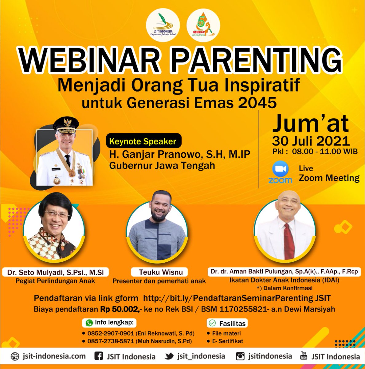 smpittsamfupml's tweet photo. DALAM RANGKA MUNAS V JSIT INDONESIA MELAKSANAKAN WEBINAR PARENTING "Menjadi Orang Tua Inspiratif Untuk Generasi Emas 2045"
Catat tanggalnya ya....
#parenting
#jagakesehatan
#5m
#COVID19indonesia-19
#jsit
#smpittsamrotulfuad https://t.co/3NRD6QS6KA