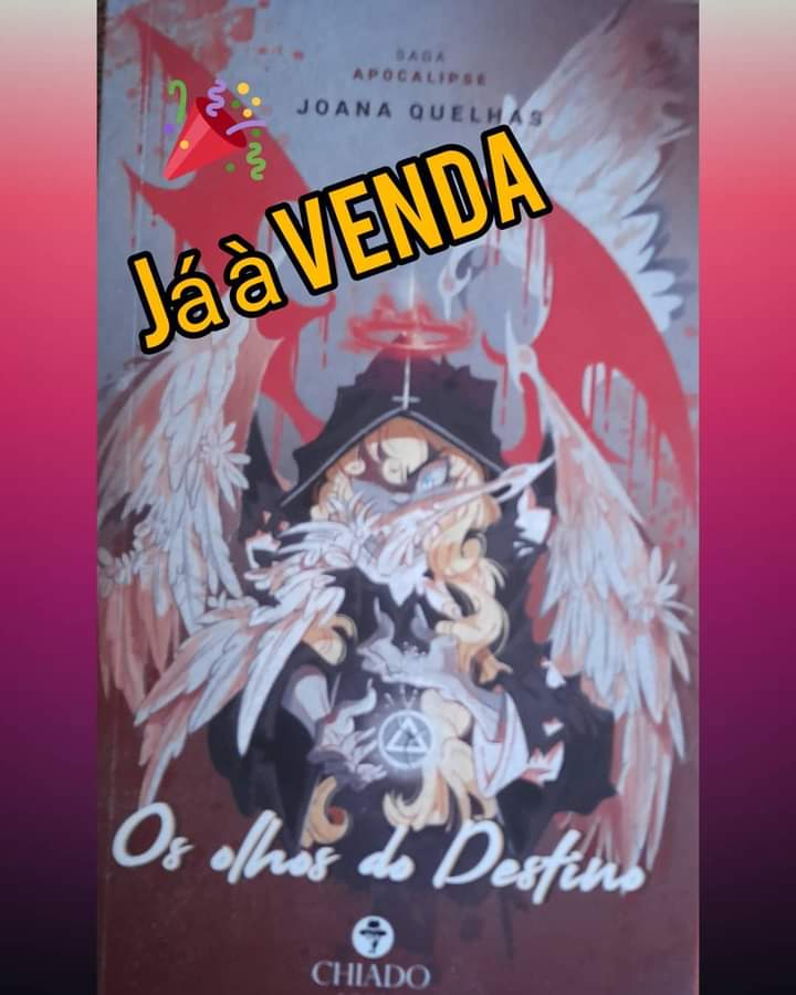 Mirytie's tweet photo. O meu novo livro está já à venda no site:
https://t.co/ZEYUBltyIR #JoanaQuelhas #OsOlhosdoDestino @Chiado_Editora https://t.co/Nlx2SMlbNF