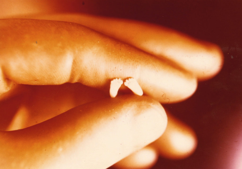 There is no footprint so small that it can't leave an imprint on this world. #10weeks