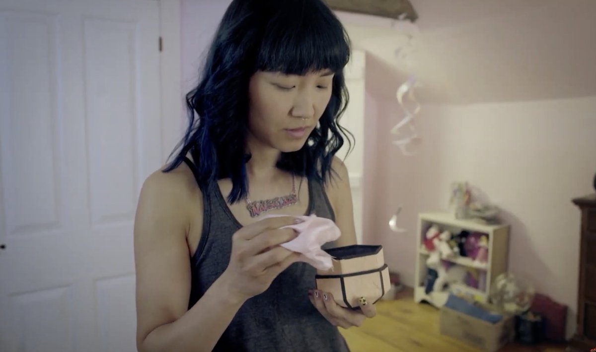 OffthegridVT's tweet photo. Sharing a still from our #indie #production #film "The Hanji Box" about a redefining of identity for a young, adopted Korean woman growing up in Vermont; and her adoptive mother's journey to help her daughter find herself. #aapi #asianamerican https://t.co/LlvU9t3rq9