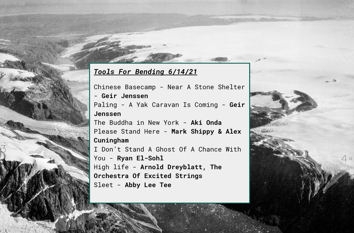 Huge news, I have finally uploaded the TFB episode from 2 weeks ago. Take a listen to: Geir Jenssen's Tibetan village sounds, beaver vocalizations out of Austria, and some deconstructed improvisational guitar. C'mon give it a listen:
kpiss.fm/episode/tools-…