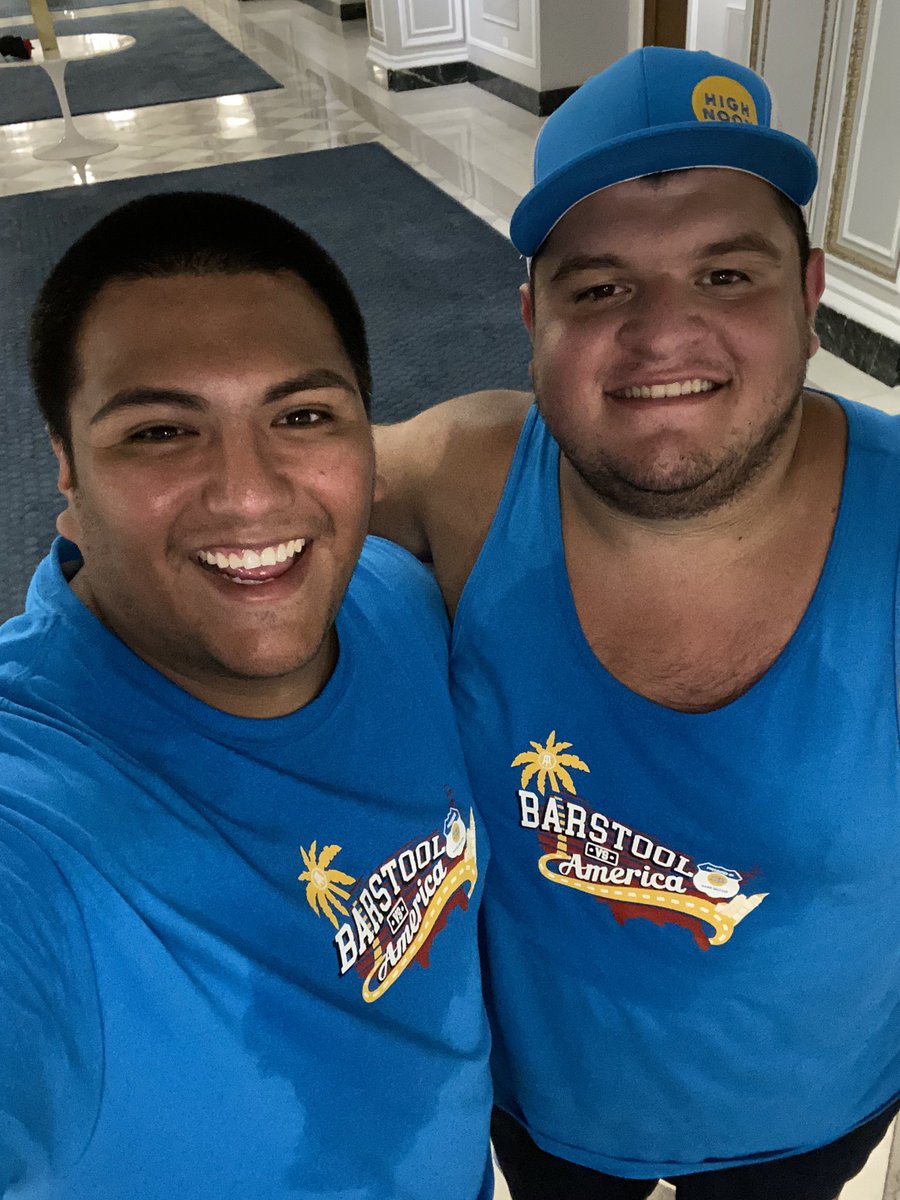 JVO_27's tweet photo. .@JeffDLowe did I watch #BarstoolVsAmerica correctly?! Shout out to @Glenny_balls for picking me as his partner and dominating bowling with me! https://t.co/ecXSD1hwez