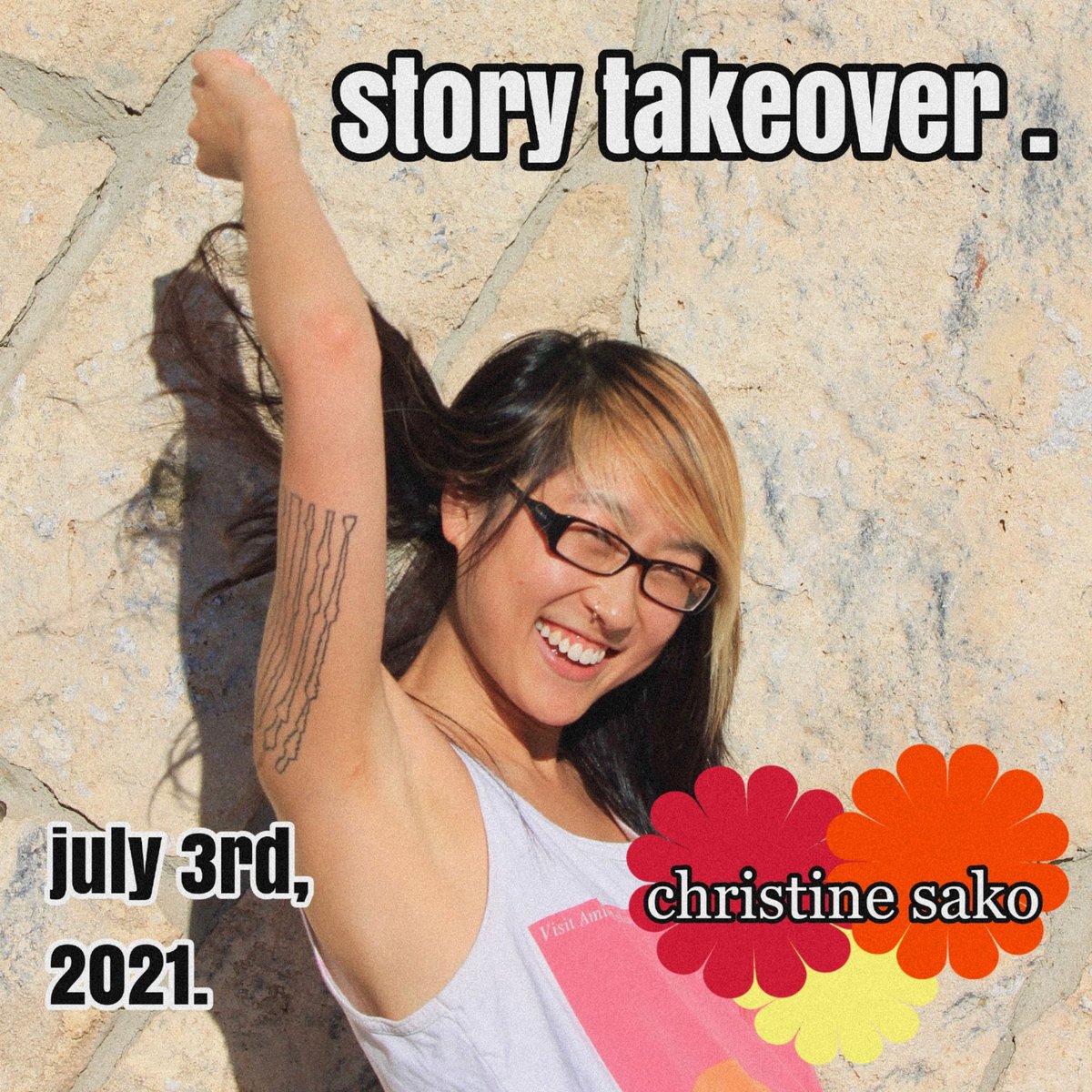 🌟 STORY TAKEOVER ANNOUNCEMENT 🌟

this coming saturday, july 3rd, indie artist <a href="/christinesako/">christine sako</a> will be taking over our IG story! in the meantime, you can stream her latest single, "Seasoned." 

🌸🍯