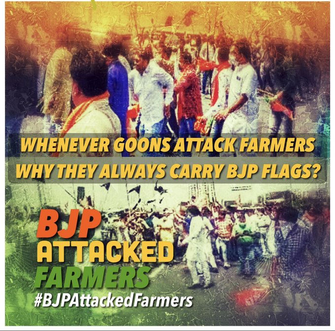 RT @ritikadogra77: Farmers won't return home until Government agrees to their conditions 
#BJPAttackedFarmers https://t.co/BtMPhzeWpi