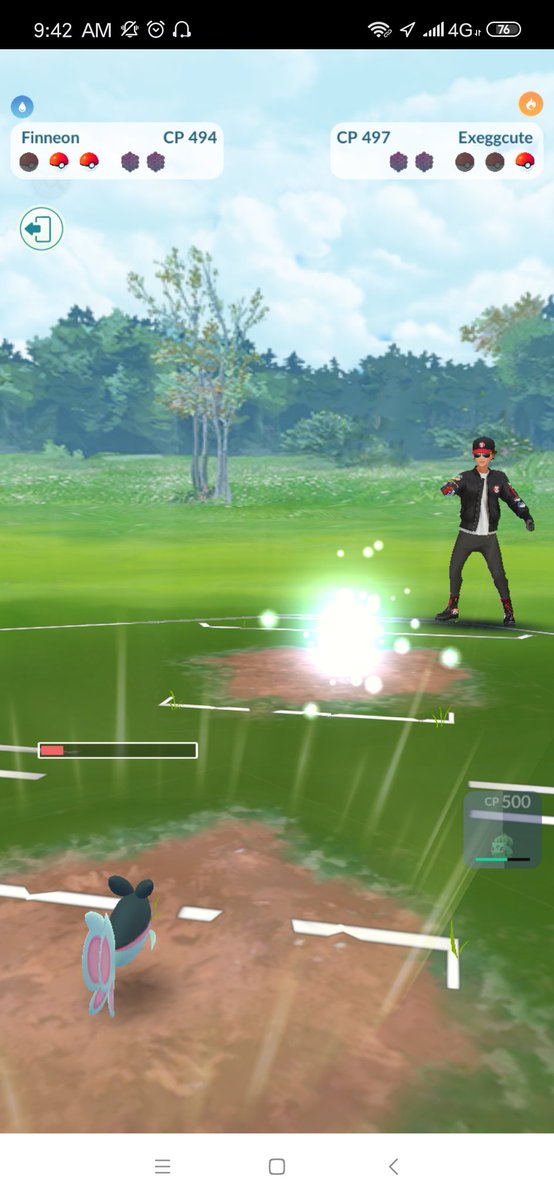 pokeshiny7's tweet image. BOOM Silver Wind to Exeggcute!! #pokemongo #ElementCup