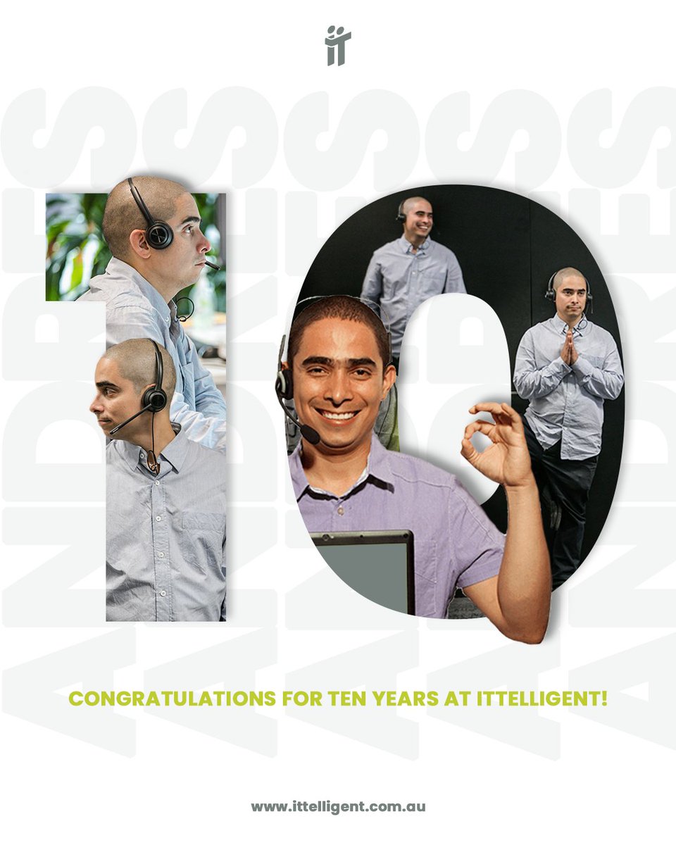 ittelligent's tweet photo. Today we celebrate a massive milestone! Congratulations Andres on 10 amazing years with #ittelligent โ
https://t.co/taNZ8KkkoC