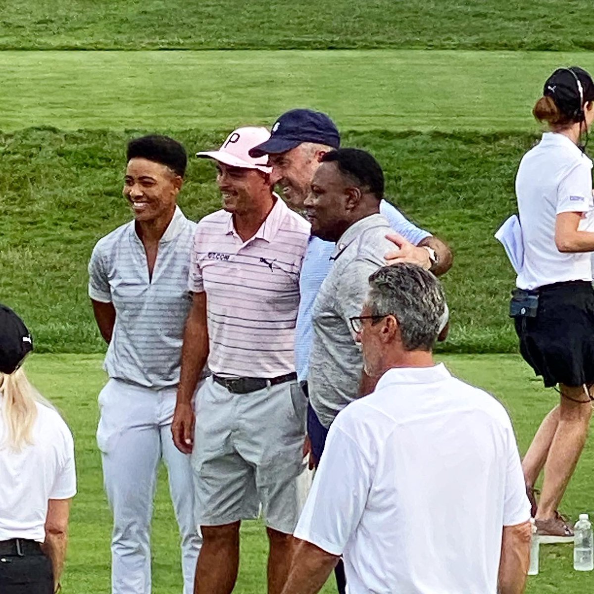 TheJShippen's tweet photo. More #AREA313 📸: 

@JDayGolf @HV3_Golf @RickieFowler @PhilMickelson @Lexi @b_dechambeau @bubbawatson @BarrySanders @larryfitzgerald https://t.co/VfGCpXaHWt
