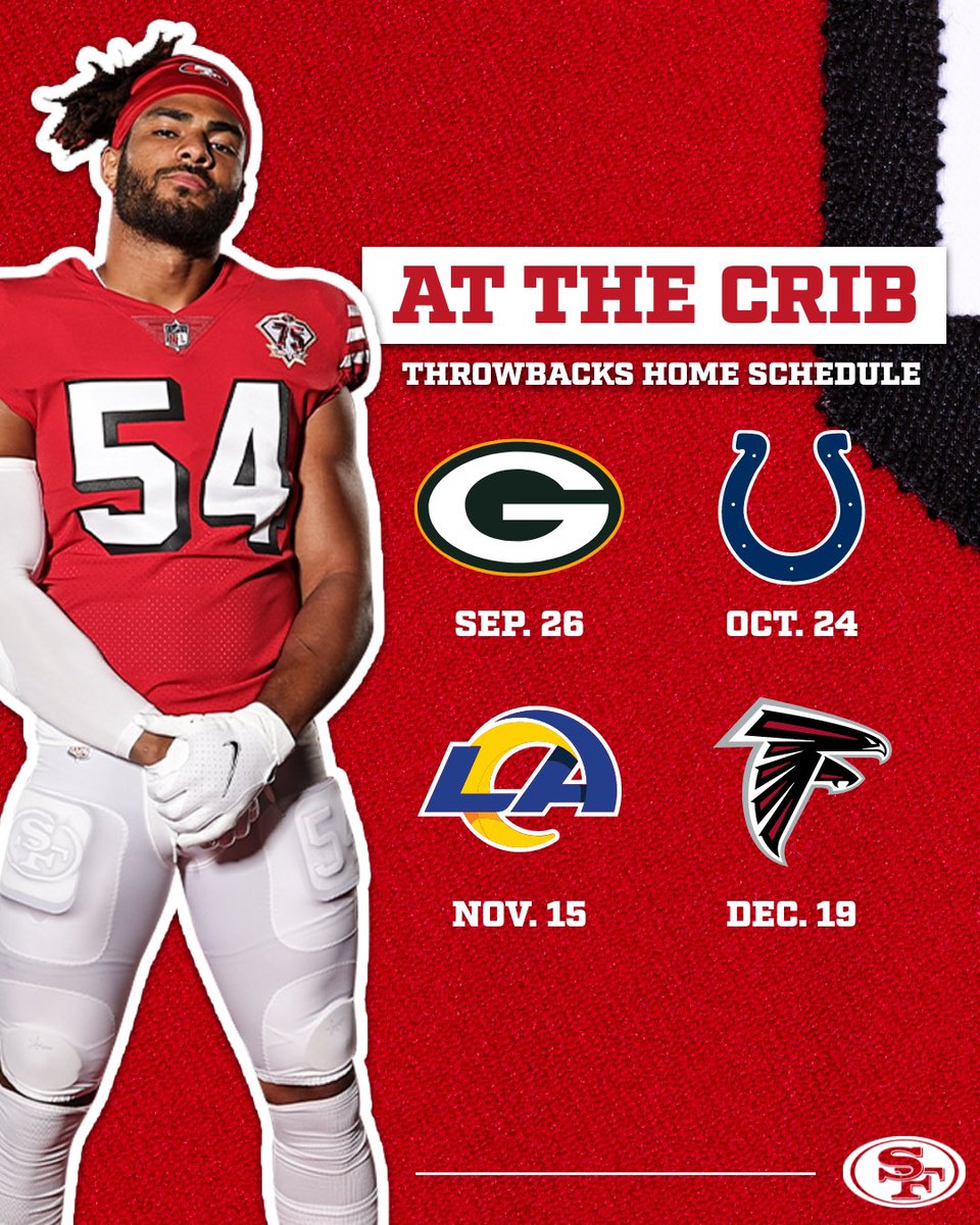 49ers's tweet photo. What we’re rockin’ with this season 🔥 https://t.co/VNkXsAkWeh