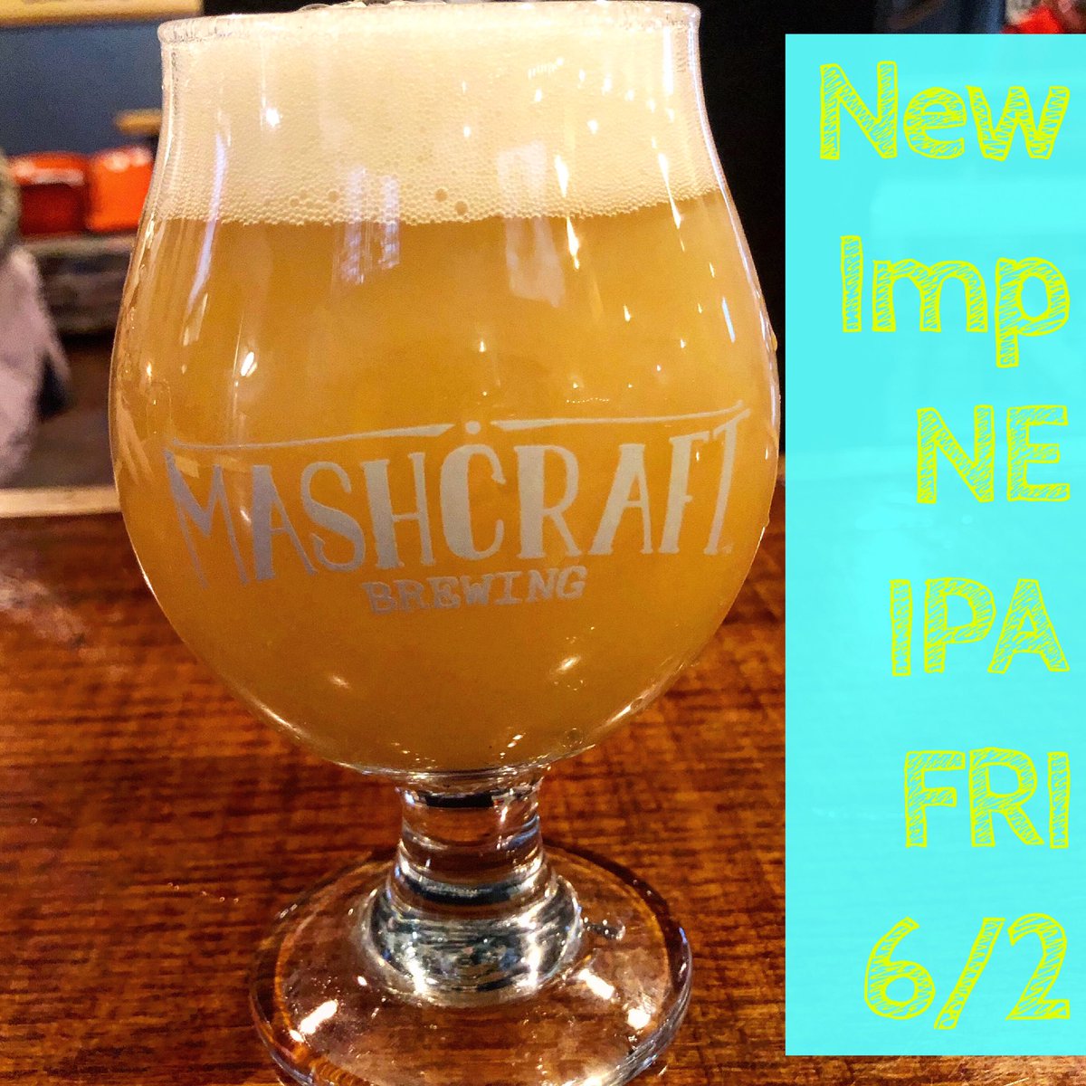 You love fresh Double NEIPAs with Citra and Galaxy? Keep an ear out for a new out-of-this-world juice bomb going on tap this Friday at your favorite MashCraft location. #somethinggreatisalwaysbrewing

#mashcraftbrews #drinkIN #NEIPA #indy #brewery #craftbeer #hops