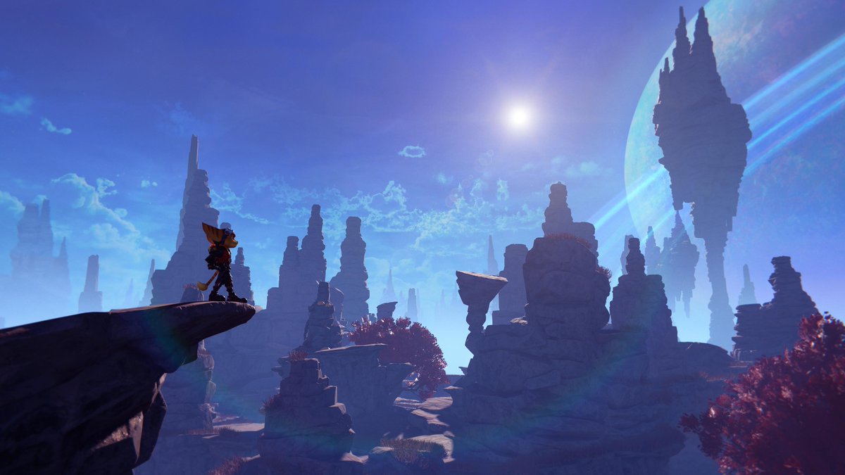 SWJumper's tweet photo. Who's up for some rock climbing? @insomniacgames 
#RatchetClankRiftApart https://t.co/oefnceyDJW