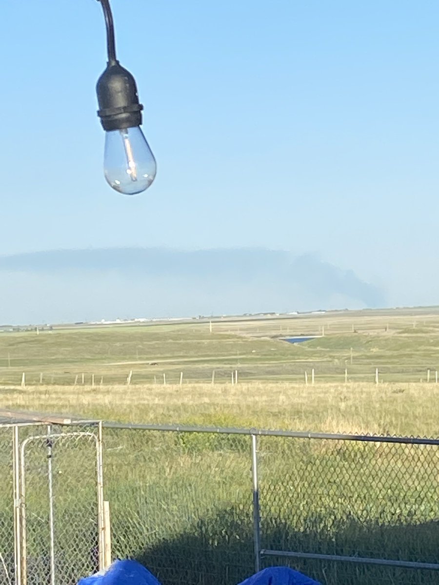 Easy of Claresholm fire??? Taken from west of Pine Coulee. #abfire