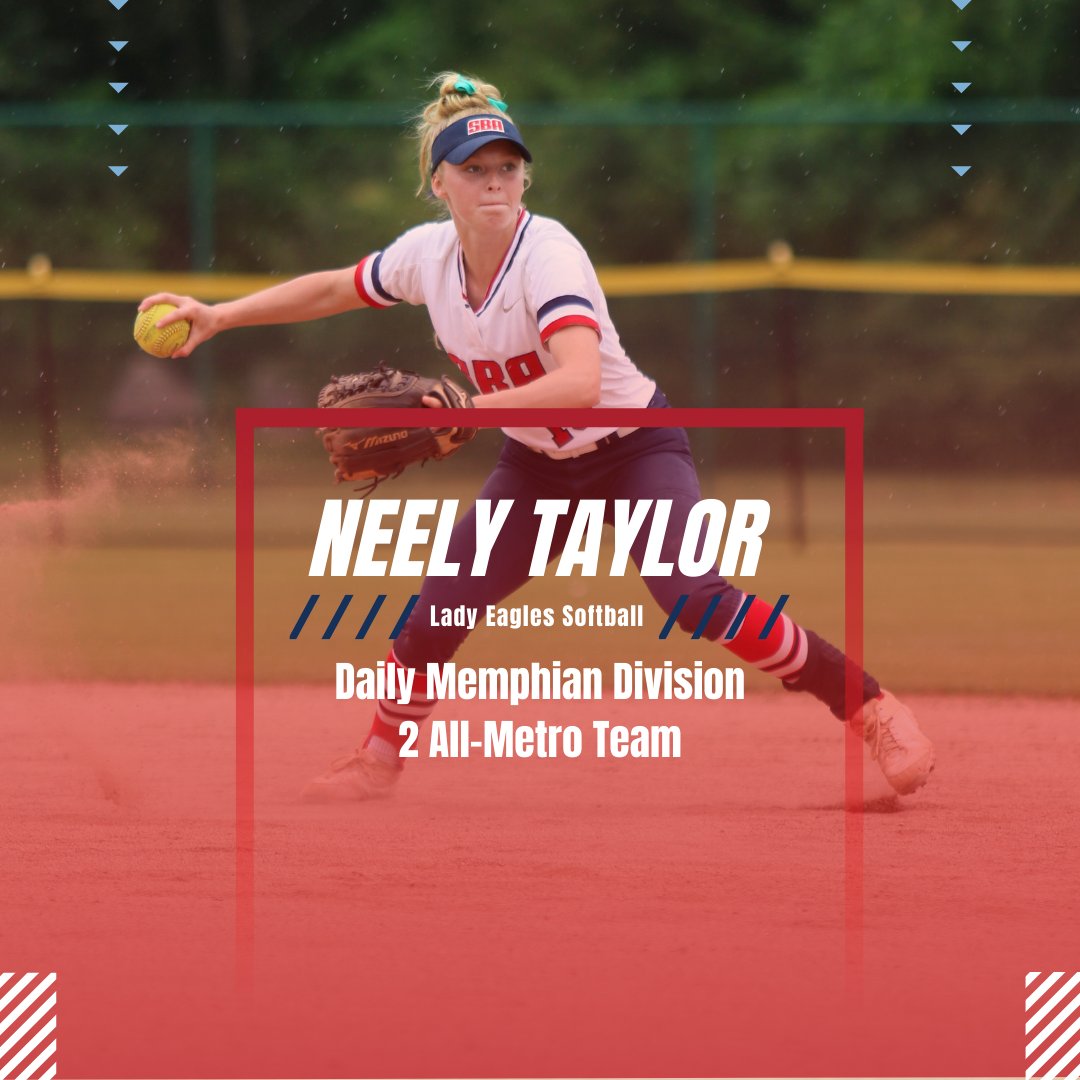 Softball Update: Rising Senior, Neely Taylor was added to the Daily Memphian's Division II All Metro Team! Congratulations, Neely, and we apologize for missing you in the initial post!

#TheNest #GoEagles #SBAAthletics