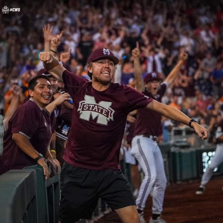 No1BerryFan's tweet photo. So happy for @LCSC_Berries Alum @Cooper_Kinnaman ! Congrats @HailStateBB 2021 CWS Champions! Great series! So fun to watch! #OnceABerryAlwaysABerry https://t.co/T0dInZVxL4