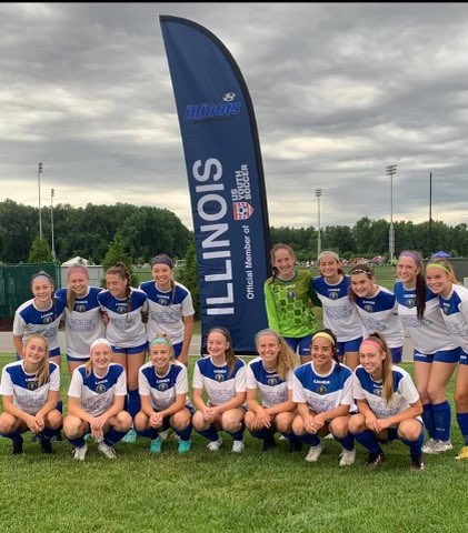 PaigeBingen's tweet photo. Although we came up short of our goal to advance to Nationals, it was an incredible opportunity to make it to the semifinals of the Midwest regionals. A big thank you to @USYouthSoccer and @Neno_Footy11 for your support and for all the college coaches that attended! #chicagointer https://t.co/mXRdNN99bg