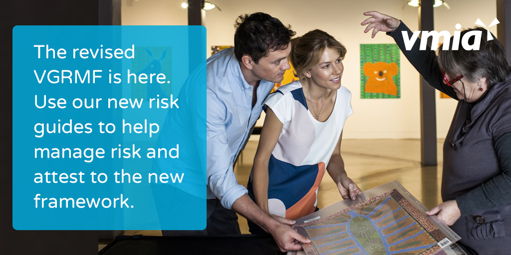 VMIA_VIC's tweet photo. From today, agencies must attest to the revised Victorian Government Risk Management Framework. Our new risk guides explain what you need to do to attest and maintain quality #riskmanagement and informed decision-making: https://t.co/qwYOiLaBOj #VMIA #VGRMF https://t.co/VIQb746q79
