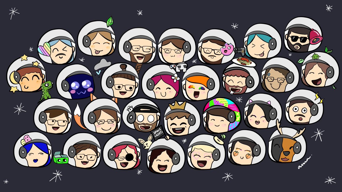 annaEwallflower's tweet photo. Have been working on this for a little and I’m finally done! My Space Cadets! @spacecadetsteam Love you guys to infinity &amp; beyond 🧑🏻‍🚀👨🏻‍🚀🤍 https://t.co/UPZd1roAum 🌌 https://t.co/WIx9L84nKi
