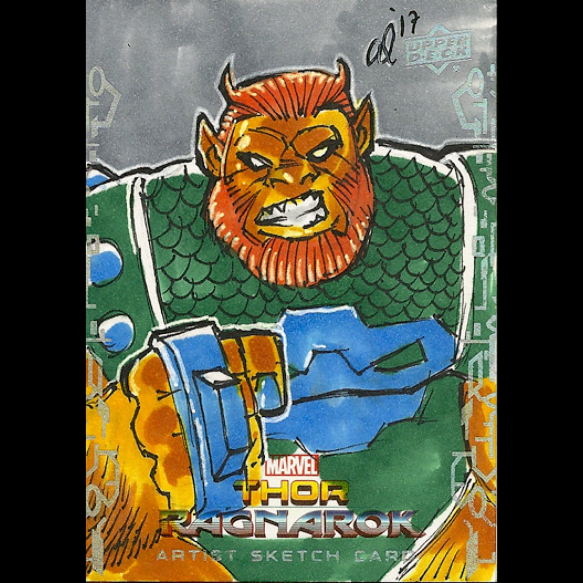 Ulik the Troll from Thor.  #ulik #thor #troll #norsemythology #norse #MarvelComics #Marvel #comics #comicart #comicartist #sketchcard #sketches #upperdeck @Marvel @thorofficial @UpperDeckEnt @ArTallks https://t.co/KSbmQEwVdH