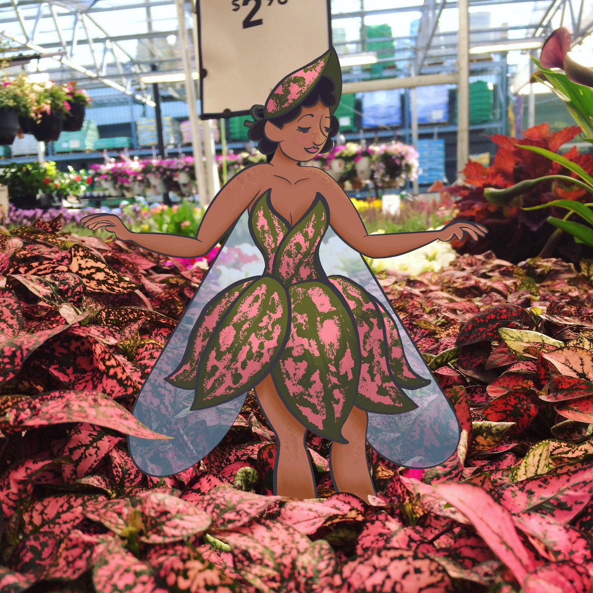 GreyBird909's tweet image. Been drawing some faeries in the Lowes garden section 🪴

#procreateart