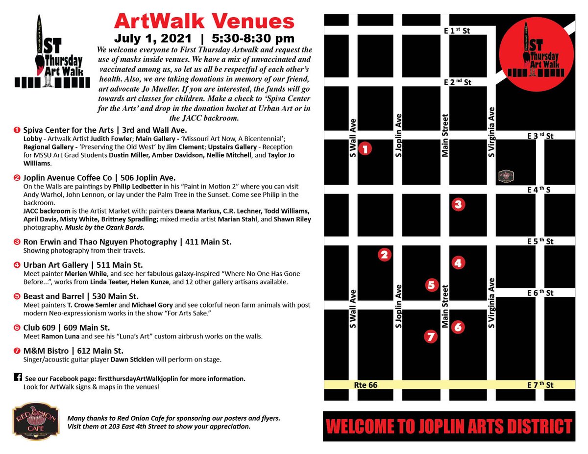 JoplinARTWALK's tweet photo. @explorejoplin #joplinarts @downtownjoplin @VisitJoplinMO @ksntv https://t.co/bbhqg8pdPK
