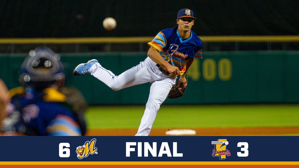 Biscuits strike out a season-high 17 Braves on the way to a Game 2 victory!