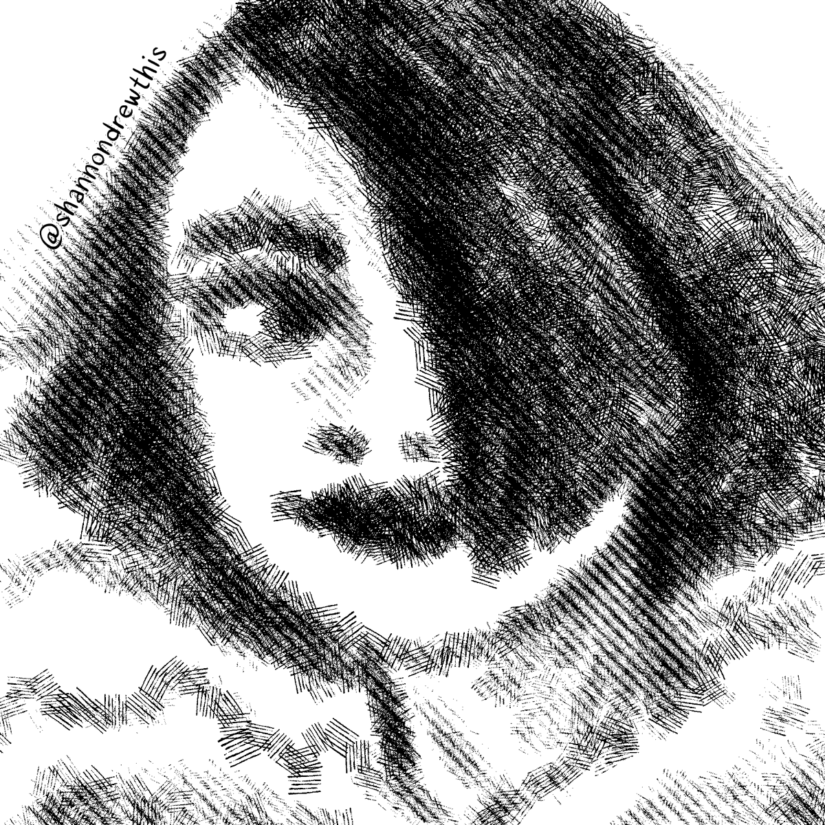 Playing with manga brushes tonight. 