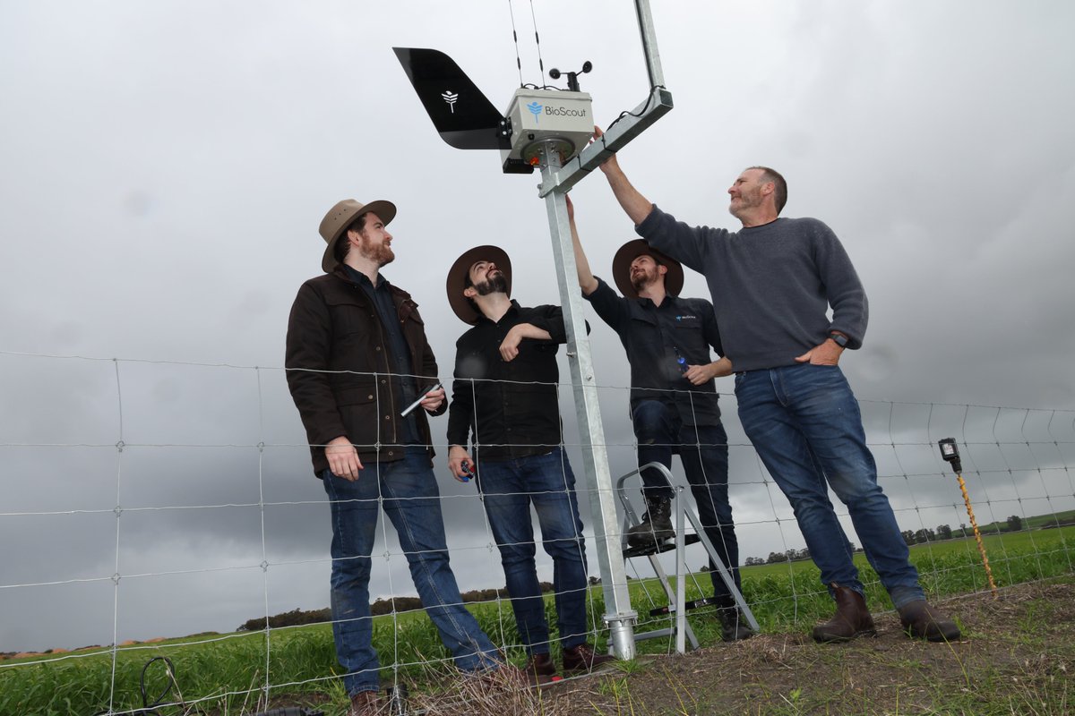 We installed a pair of Bioscout automated spore monitors at South Stirlings last week. Thanks to the Team  <a href="/BioScout/">BioScout</a> for coming over and setting these up. These will capture daily data and identify any disease buildup in the region. <a href="/iMapPESTS/">iMapPESTS</a> <a href="/DPIRDbroadacre/">DPIRD Broadacre - WA Grains & Livestock</a>