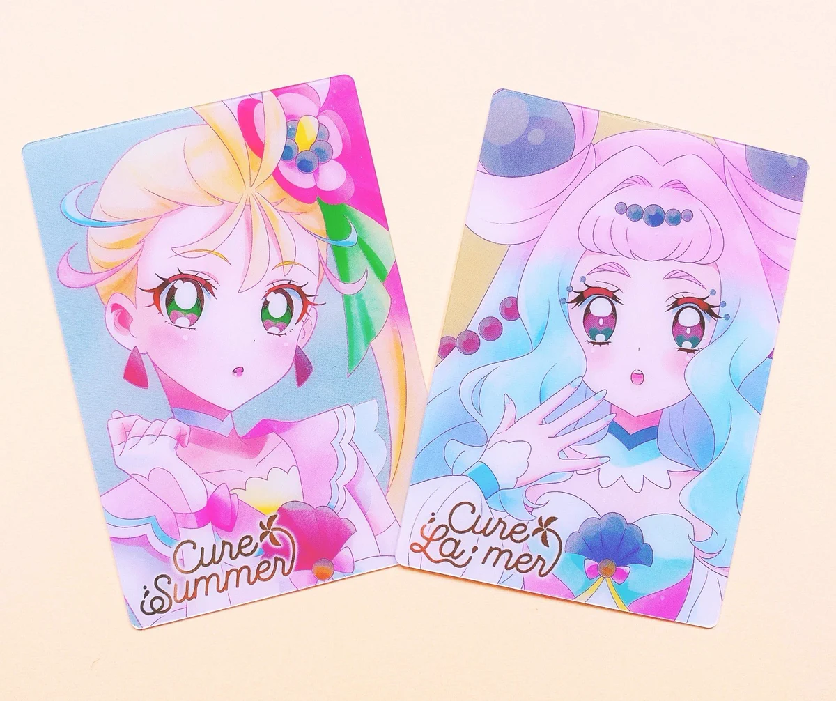 プリキュア ウエハース　カード　サマー　ラメール　ピース　集合　hr コンプ E5LdWbqVcAQPPTO?format=webp&
