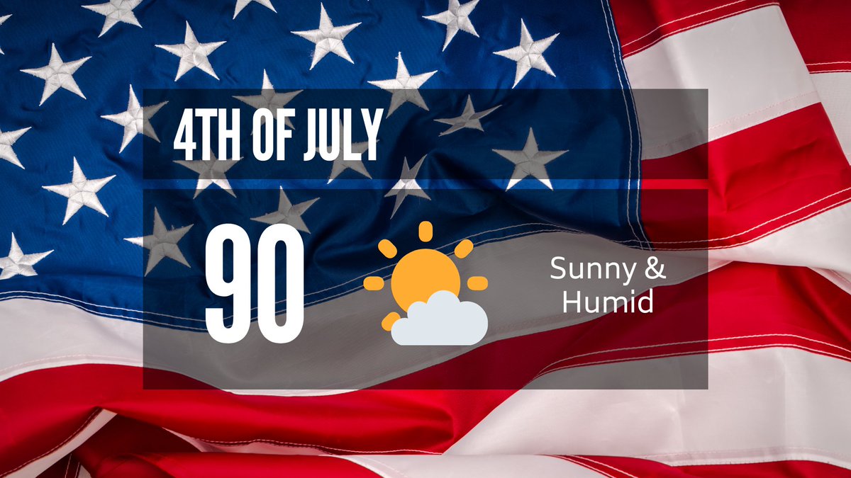 A sneak peek at the 4th of July forecast. #hot #humid #sweaty4th #rochmn #rochestermn #austinmn #albertlea #owatonna #masoncityia #winonamn