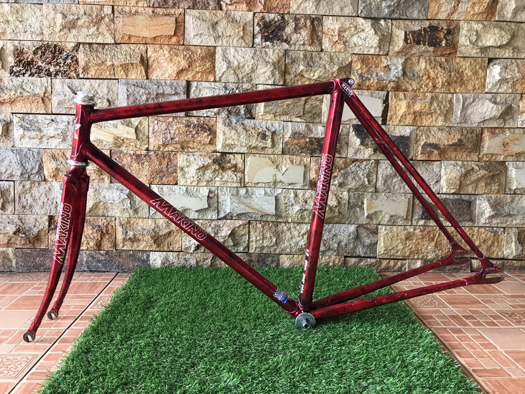 santaruna's tweet photo. WTS frameset makino NJS 51,5. Dm or wa 08561747779 #fnfjb https://t.co/NZPOXeI8Mn