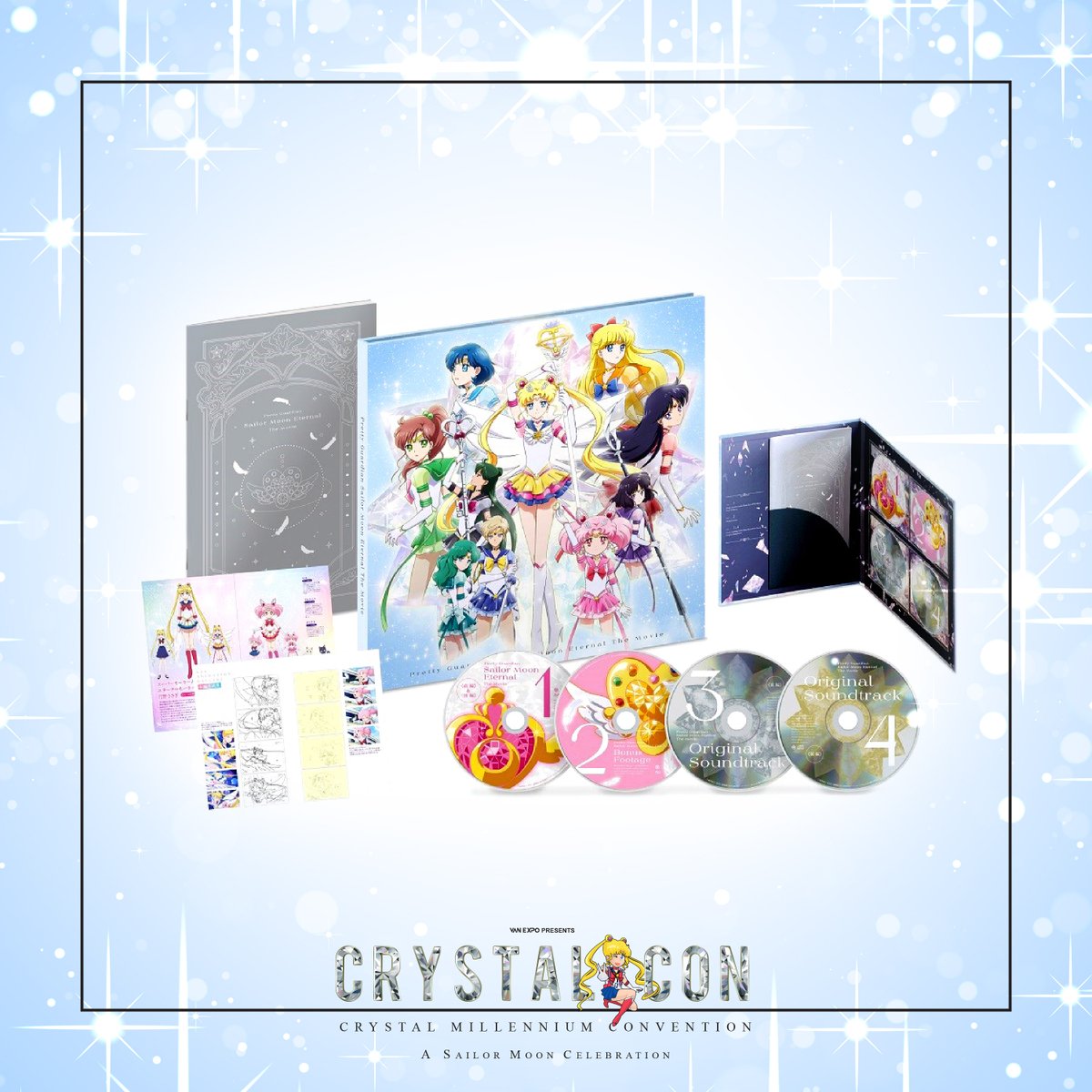 crystalconlive's tweet image. Did you know #Japan released the Pretty Guardian #SailorMoonEternal Movie on #BluRay &amp;amp; #DVD today for #Usagi’s #birthday? This Four Disc Limited Edition set is the ultimate collector’s item for any Sailor Moon Fan.

#CrystalCon #SailorMoon #Anime #ISMD #Movie #PGSM #Soundtrack