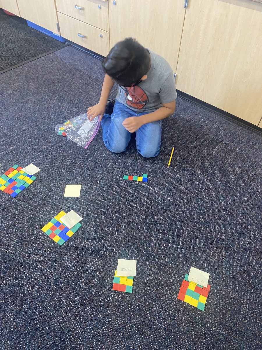 Fernandez_Jess_'s tweet photo. Summer school is flying by!! My 3rd/4th combo working on Multiplication Arrays!! #handson #manipulatives #problemsolving @RowRebRod  @RowlandSchools @MsTracyDo https://t.co/tcAv0KFZLg