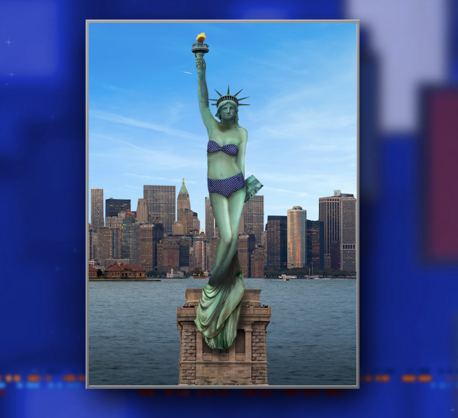 Hot Statue Of Liberty