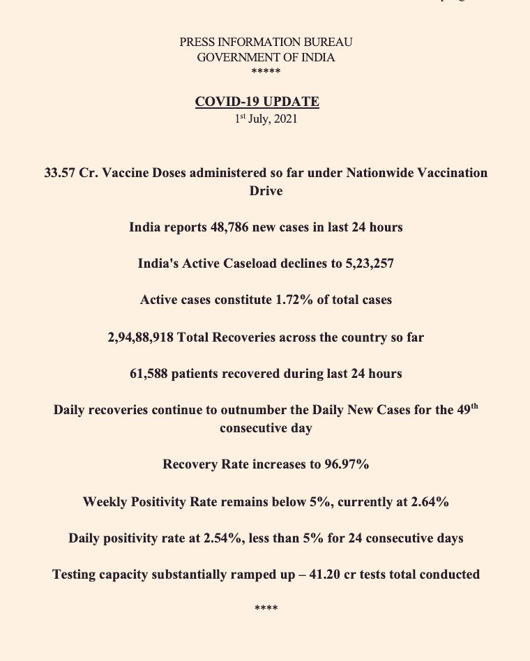 Ministry of Health tweet media