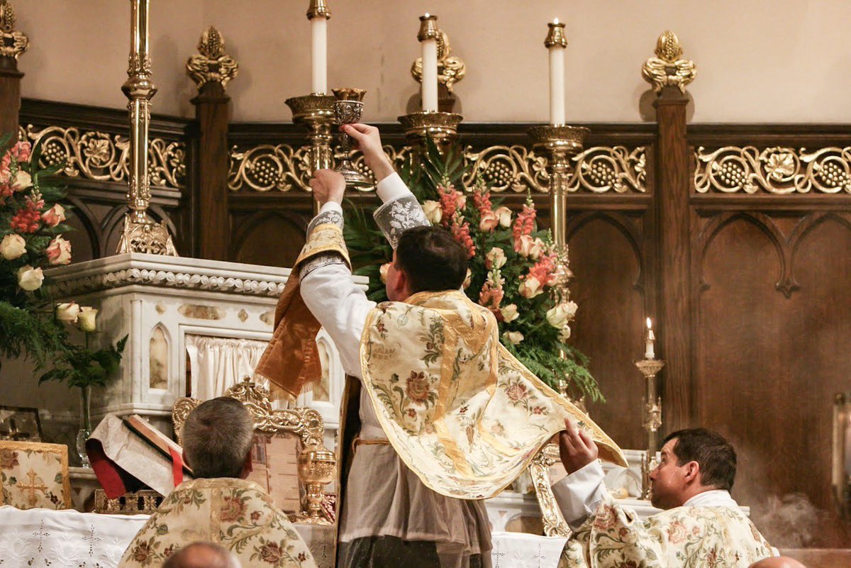 MaryOratory's tweet photo. Blessed Feast of the Most Precious Blood! 

What joy and what profound gratitude to God we have in our hearts today as our dear rector here at St. Mary’s Oratory, Cn Aaron Huberfeld, celebrates his 11th Anniversary to the Priesthood! 
https://t.co/Md66exY8Zh

#CatholicTwitter https://t.co/scNLsTIL6D