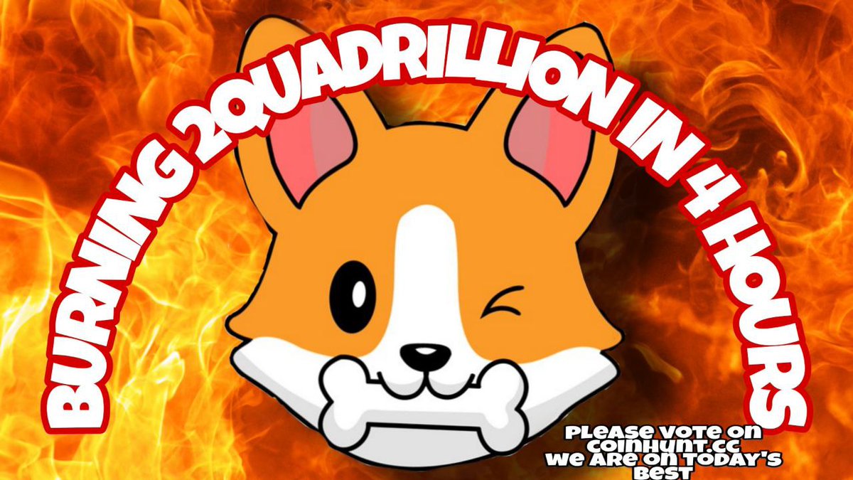 BCorgidoge's tweet image. Join Baby Corgi Doge Coin today!
Baby Corgi Doge is Pumping Now!🚀🚀🚀

Less than 1m market cap entry means easy 100x

✅Ownership Renounced
✅Liquidity Locked DXsale
💪Chinese Community

#NextTrend on #BSC!!

CA: 0x77746affa4d1829810730001a58c4dacd89f0ef4