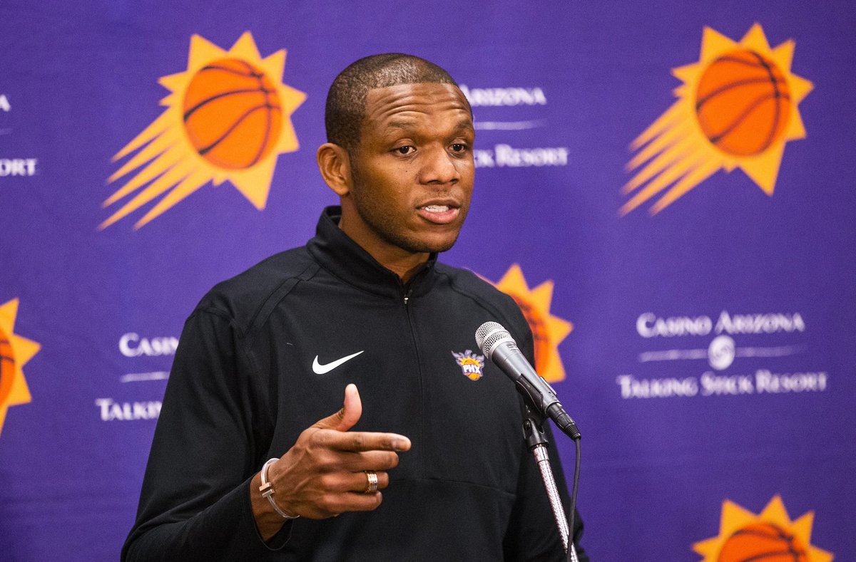 notblackkout's tweet photo. S/O to this man as well;

1. Drafted Deandre Ayton
2. Hired Monty Williams 
3. Traded for CP3
4. Signed solid vets; Crowder, Payne and Craig

One of the best executives in the league and deserves all the credit in the world https://t.co/aPYdrsPeur