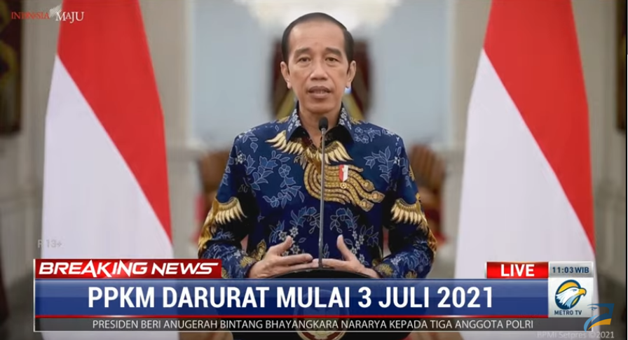 #BreakingNewsMetroTV Presiden RI Joko Widodo: saya minta untuk seluruh masyarakat Indonesia untuk tetap tenang, waspda, mematuhi ketentuan-ketentuan yang ada, disiplin dalam menjalankan protokol kesehatan dan mendukung kerja aparat pemerintah dan relawan dalam menangani COVID-19.