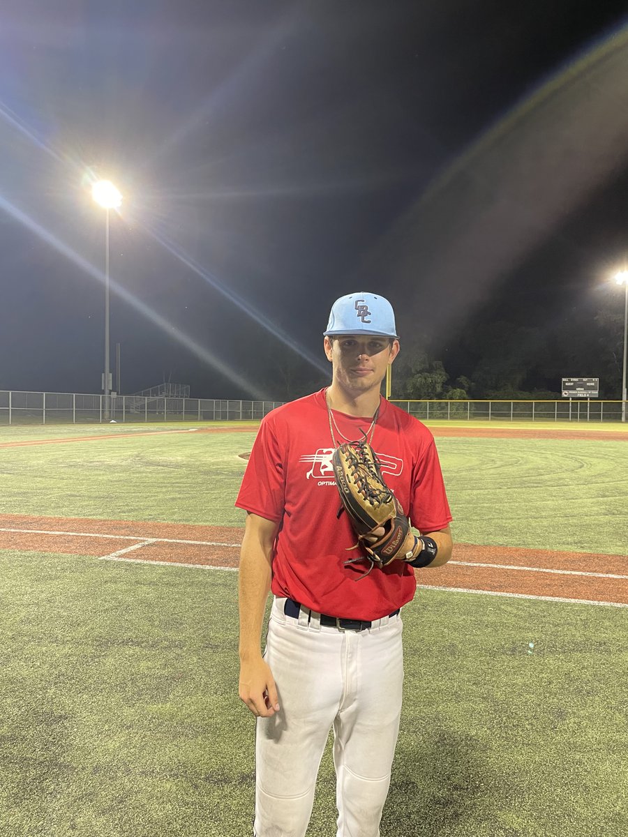 .<a href="/PremierBasebalI/">PremierBaseballofTX</a> #FiveToolCollegeHouston F: OSP Baseball 5, HP Baseball 0
PoG: <a href="/collin_dague/">Collin Dague</a> 6 IP, 5H, 0R, K
Hitter: <a href="/HaydenBlair_/">Hayden</a> 2-4, HR, 2B, 4 RBI