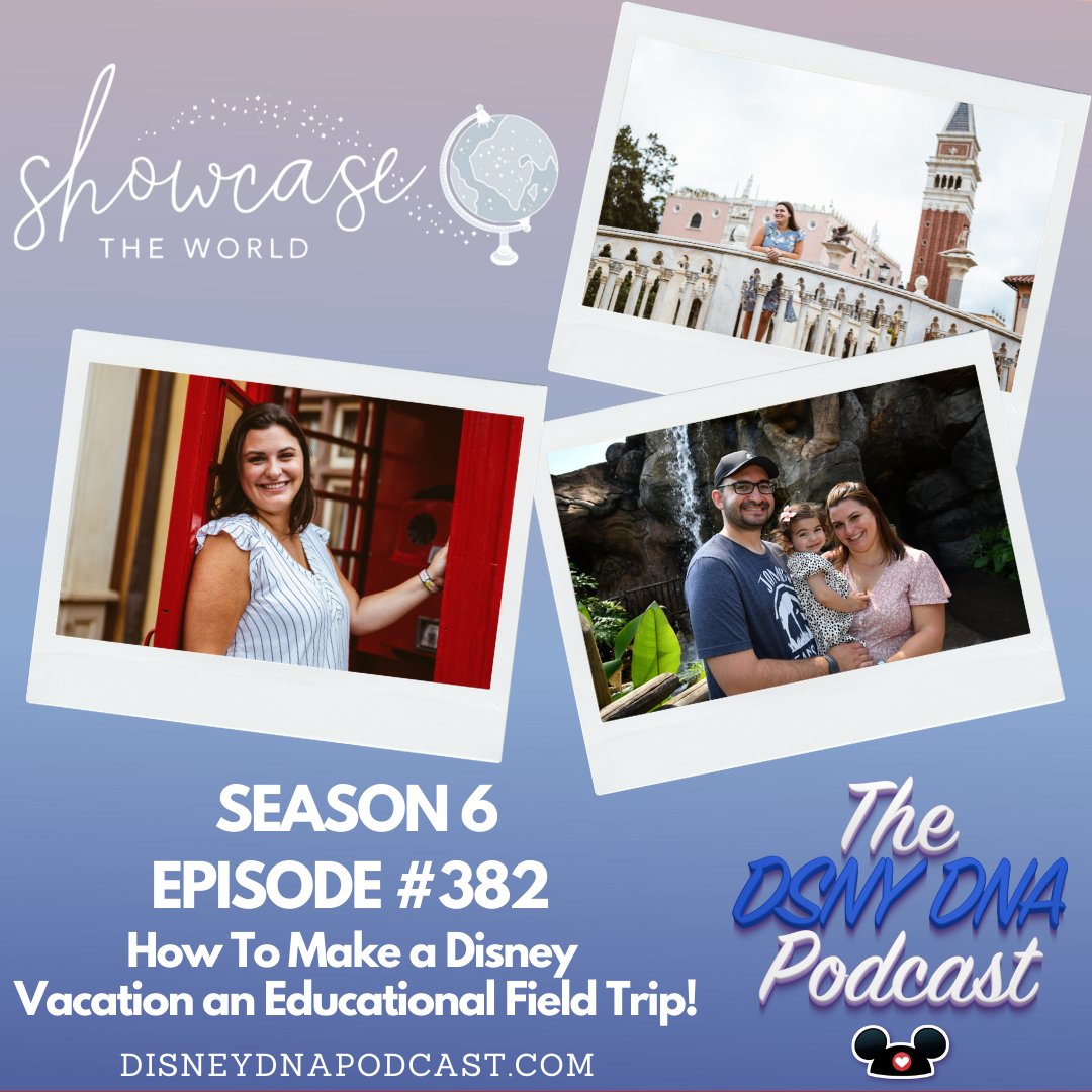 thedsnydnapod's tweet photo. Trent and Jeni Caillouet are joined by Christina Vieira from Showcase the World Travel!  We have a fun discussion about how to make any visit to the Walt Disney World parks educational! 

#disneypodcast #wdw #thedsnydnapodcast #disney #disneydna #disneyparks #epcot #magickingdom https://t.co/6UcHALlcVH