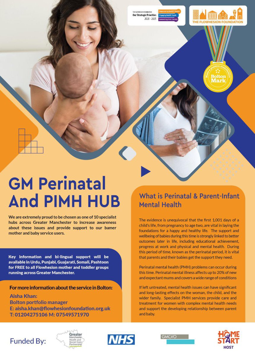 GM Perinatal &amp; PIMH HUB

@GM_HSC <a href="/gmcvo/">GMCVO</a> <a href="/boltonnhsft/">Bolton NHS Foundation Trust</a> <a href="/CEOHOST/">Sarah Cook 🌱</a> <a href="/BoltonTogether/">BoltonTogether</a> <a href="/imocharity/">IMO Charity</a> <a href="/ActiveBolton/">Active Bolton - Let’s Keep Bolton Moving</a> @boltonathome <a href="/boltoncouncil/">Bolton Council</a> <a href="/boltonnhsft/">Bolton NHS Foundation Trust</a> <a href="/NHSBolton/">NHS Bolton</a> <a href="/Parallel_Bolton/">Bolton Adolescent Health & Wellbeing Service</a>
