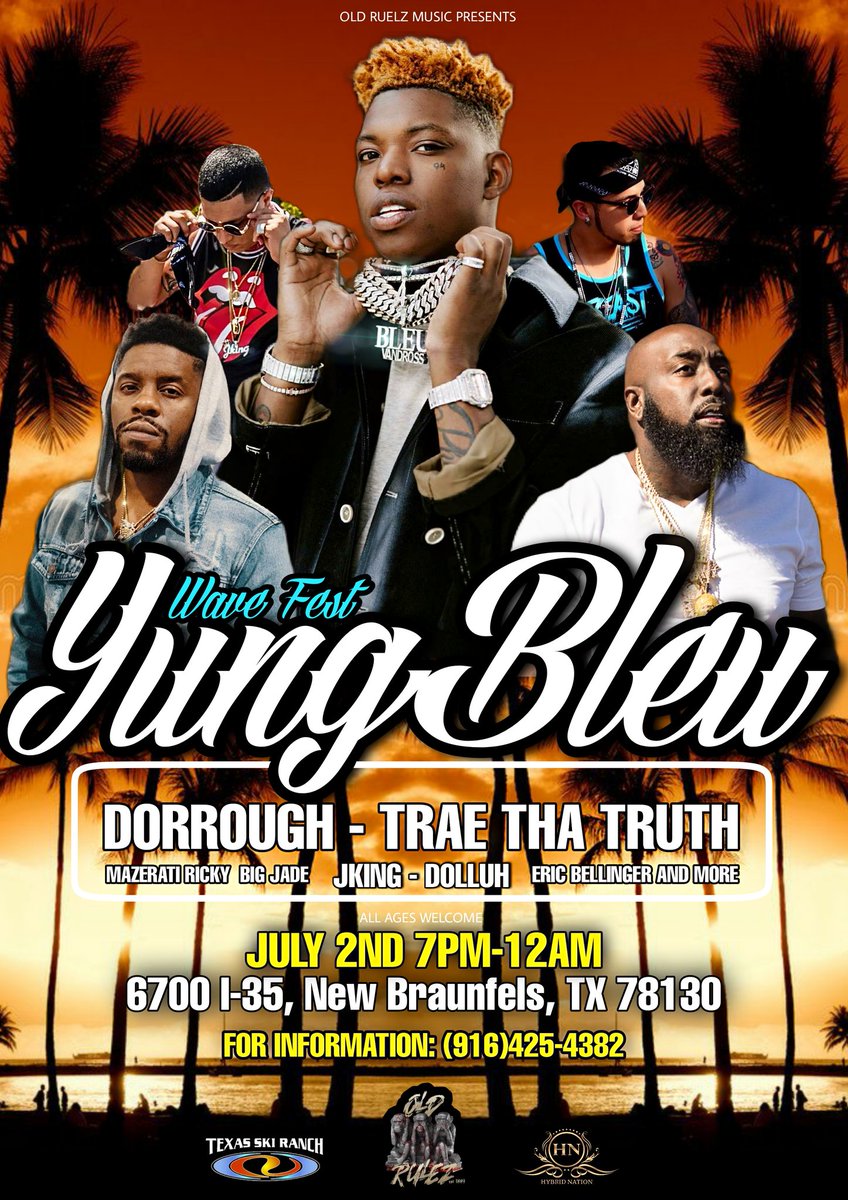 Jking512's tweet photo. THIS FRIDAY IN NEW BRAUNFELS AT THE TEXAS SKI RANCH #JKINGTHEHYBRID #HYBRIDNATION #TSR https://t.co/Ew71TYezDl