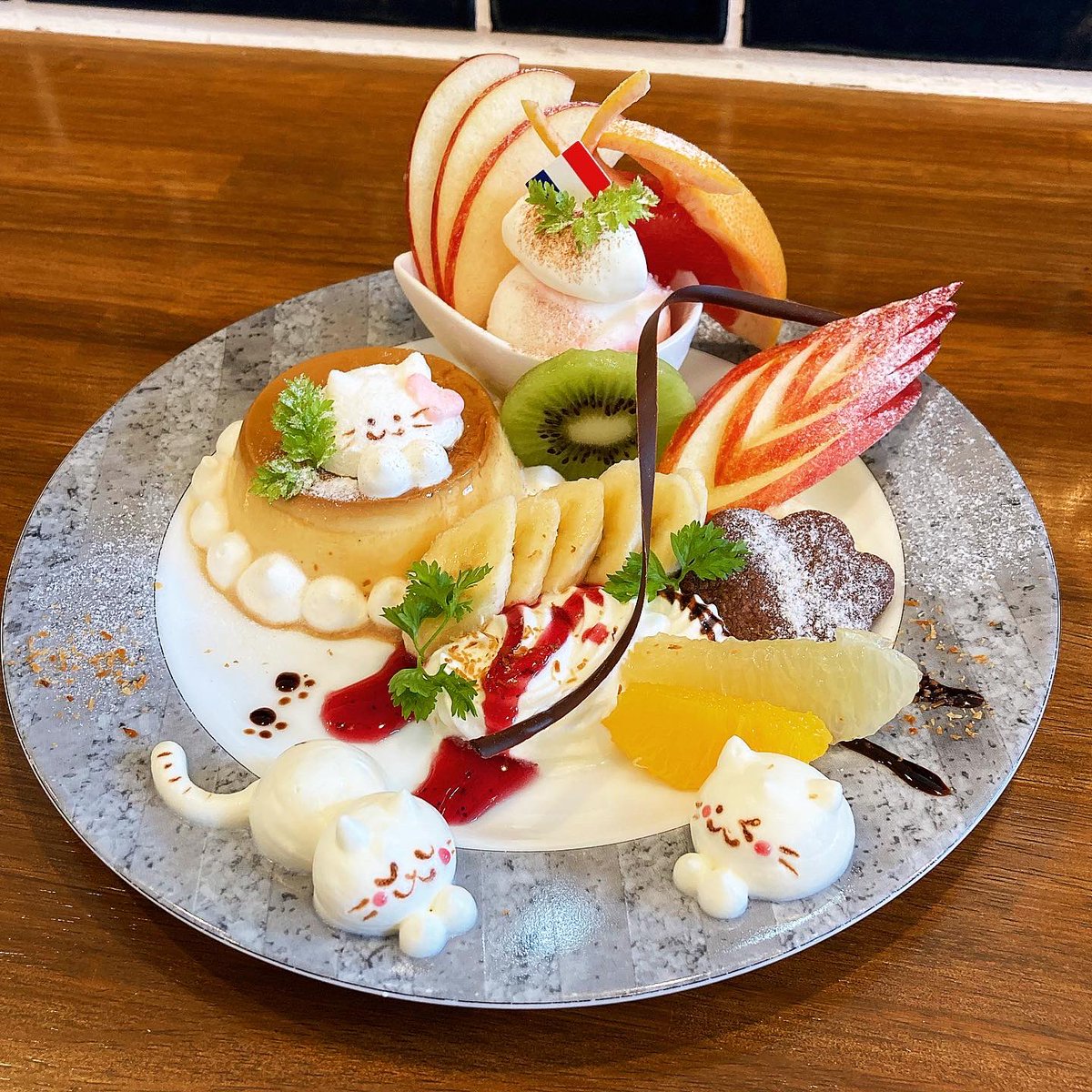 Hina グルメ 関西 Sweets Cafe Bar 2es 奈良 大和西大寺 ネコのスペシャルプリンアラモードプレート 1190円 Set 1500円 ネコのホイップが可愛いスイーツプレート プリンはまったり滑らかで美味しい 数量限定商品ですが 予約で取り置き可能です Hina グルメ 関西 Sweets Cafe Bar 2es 奈良 大和西大寺 ネコのスペシャルプリンアラモードプレート 1190円 Set 1500円 ネコのホイップが可愛いスイーツプレート プリンはまったり滑らかで美味しい 数量限定商品ですが 予約で取り置き可能です
