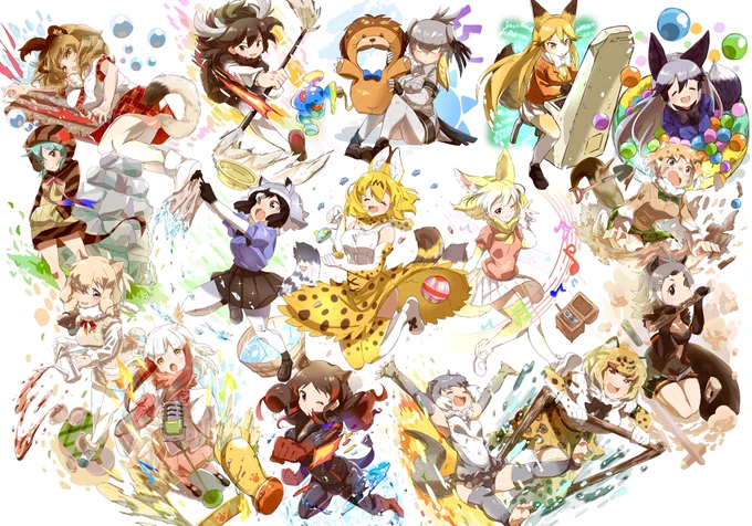 最高に癒されるゲームでした。
ありがとうけものフレンズぱびりおん!

#けものフレンズぱびりおん 
#けものフレンズ 