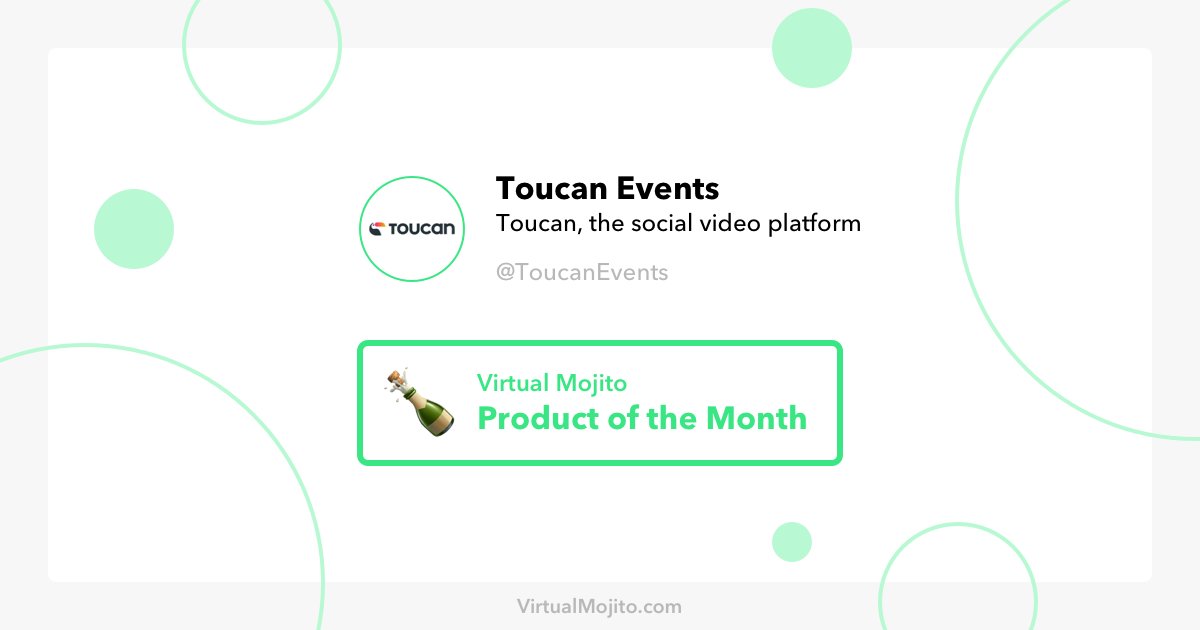 felix12777's tweet photo. Introducing @ToucanEvents <- Try NOW!

Run your virtual experience differently:

✅ Online networking and meetups
✅ Remote and distributed teams
✅ For networking &amp; socializing
✅ Organizations &amp; companies

Featuring on https://t.co/svqUERSyls https://t.co/1b4bmA6F0U