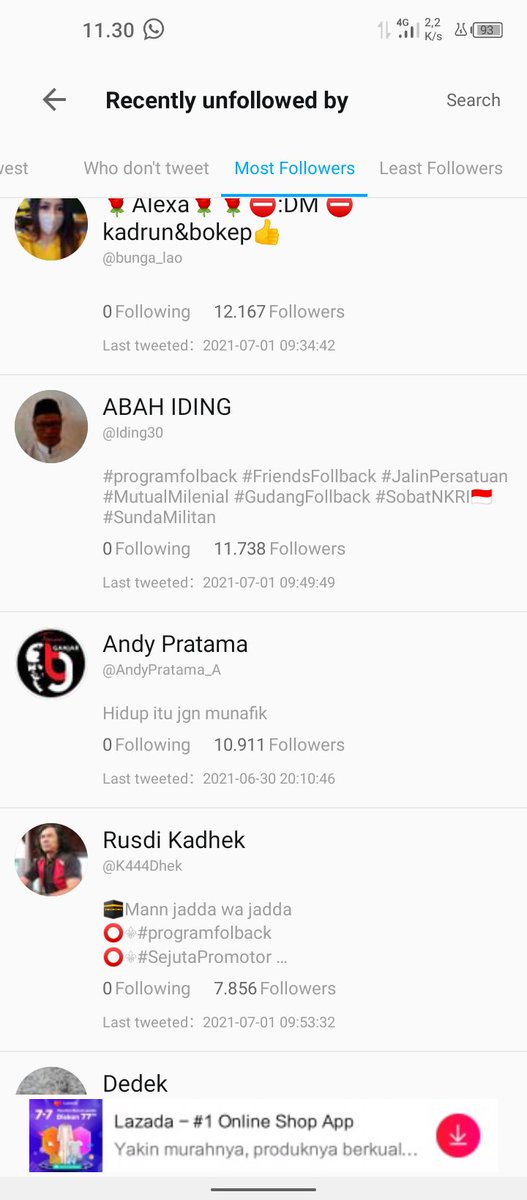 NartoNang2's tweet image. Kami memaklumi , si Emprit memang punya wewenang apalah daya hanya mendoakan SMG lekas pulih yah..........!!!!!!  &amp;amp; 40 rekan lainnya........
assalamualaikum warahmatullahi wa barokatuh 🙏😊

#tutorialtwitter